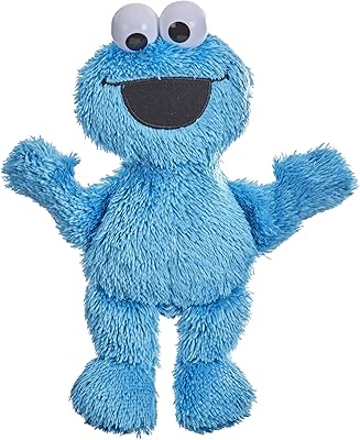sesame street 芝麻街 挠痒痒饼干大笑怪兽毛绒玩具, 会说话,会笑的